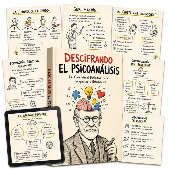 Psicoanálisis Ilustrado — libro de mapas mentales